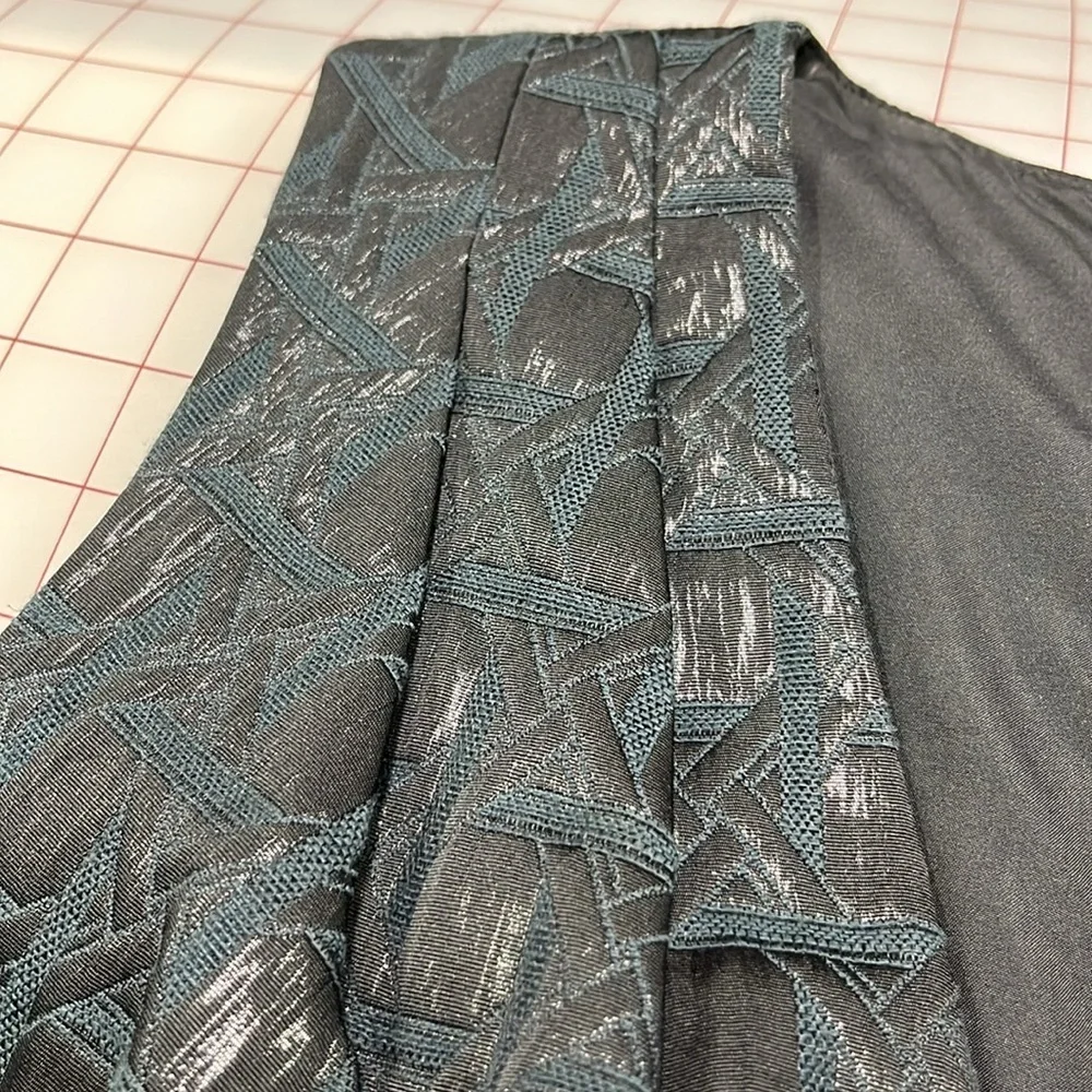 KIRNA ZABETE at TARGET Party Career Black Metallic Surplice Sleeveless Dress 14 - Picture 7 of 16